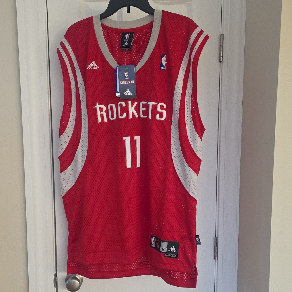 Adidas Brand New NBA Yao Ming Red Swingman Jersey